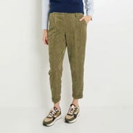 Pantalon velours à pinces