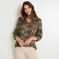 Blouse col V