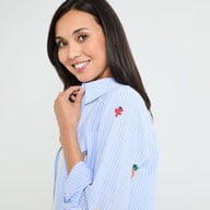Chemise rayée fantaisie