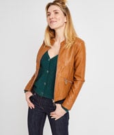 Blouson camel