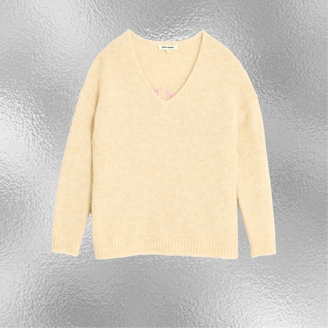 Un pull en col V