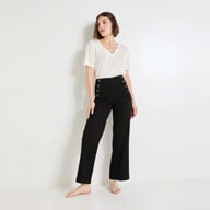 Jean flare POMPON