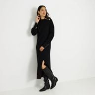 Robe longue maille