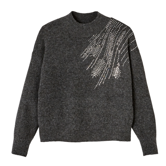 Le pull à strass