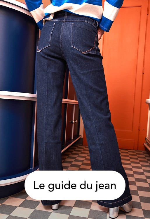 Consulter le guide du jean pour trouver sa coupe